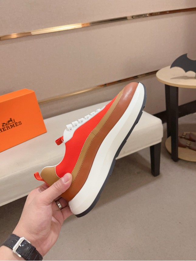 Hermès Classic Cowhide Casual Shoes