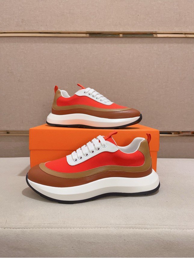 Hermès Classic Cowhide Casual Shoes