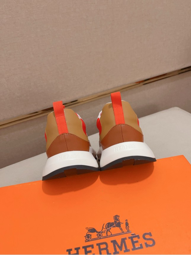Hermès Classic Cowhide Casual Shoes