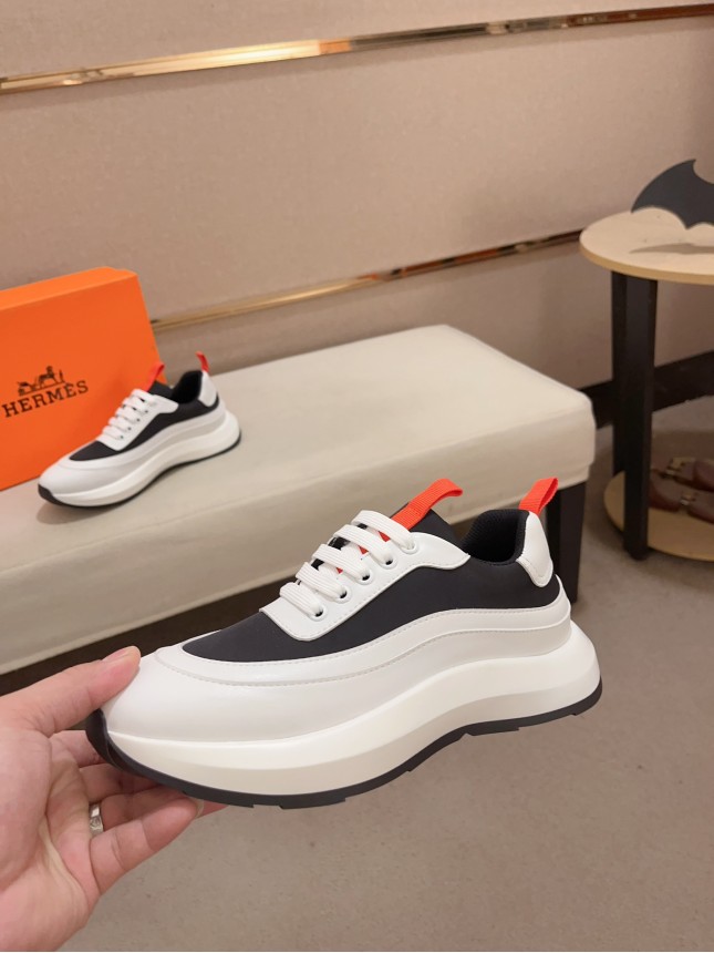 Hermès Classic Cowhide Casual Shoes