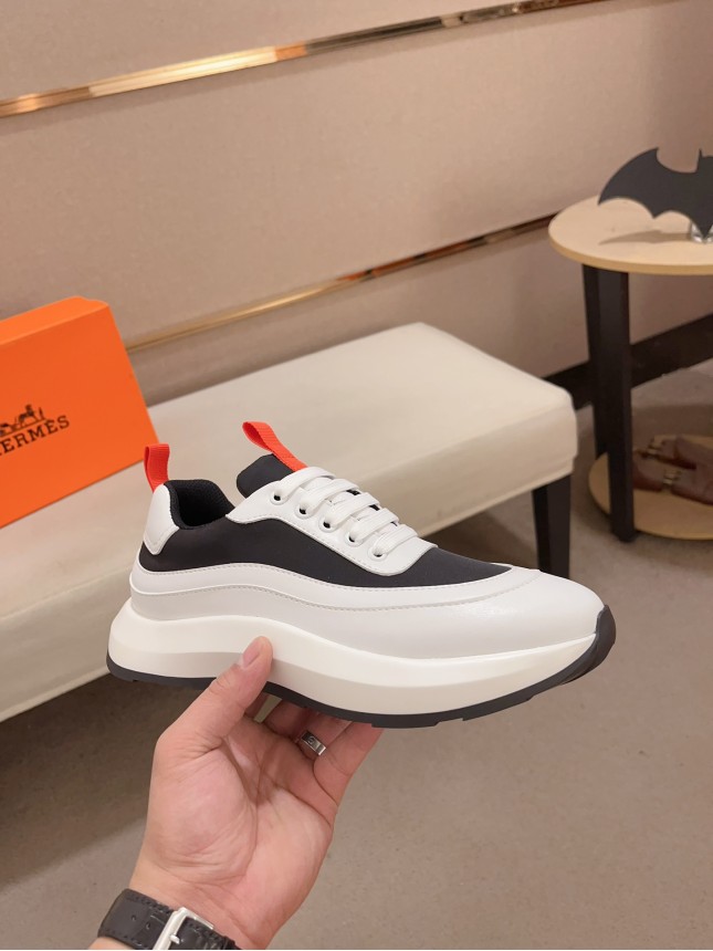 Hermès Classic Cowhide Casual Shoes