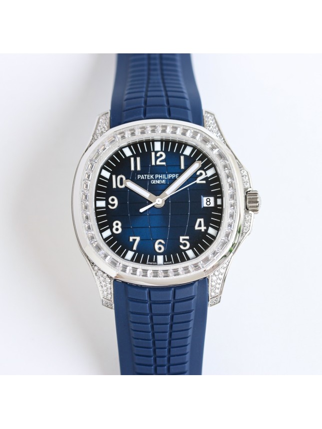 The fully paved T-diamond Patek Philippe Aquanaut series