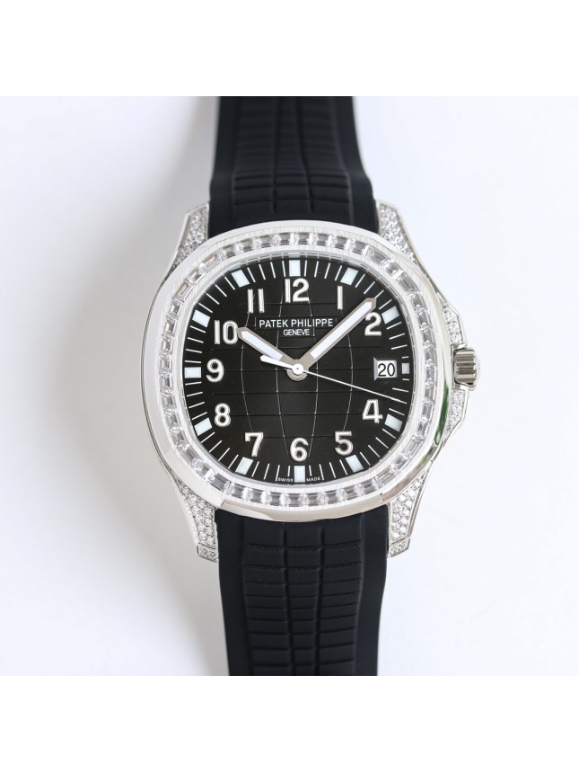 The fully paved T-diamond Patek Philippe Aquanaut series
